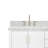 Alemanno Akwasi 73"Double Bathroom Vanity in White, with 0.75" Italian Carrara Marble Top, Rectangle Sink-565412213-570779684-570779687