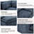 Cloud Sectional Sofa 107.9" Upholstered with Double-layer Cushion, Side Pockets, Free-combined Design for Living Room-1485160000