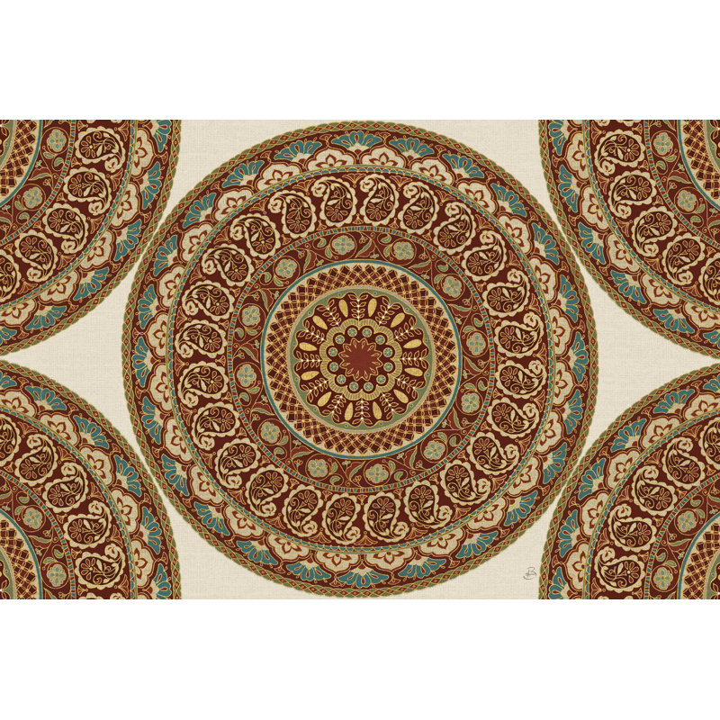 Mandala Road I by Daphne Brissonnet - Wrapped Canvas Art Prints, 30cm H x 46cm W x 3.8cm D
