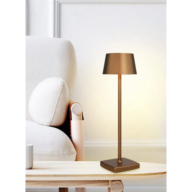 Lahela Metal Table Lamp, Brown