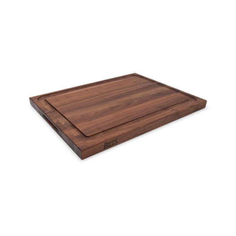 John Boos Reversible Cutting Board, 21.3"  x 19.4", Walnut