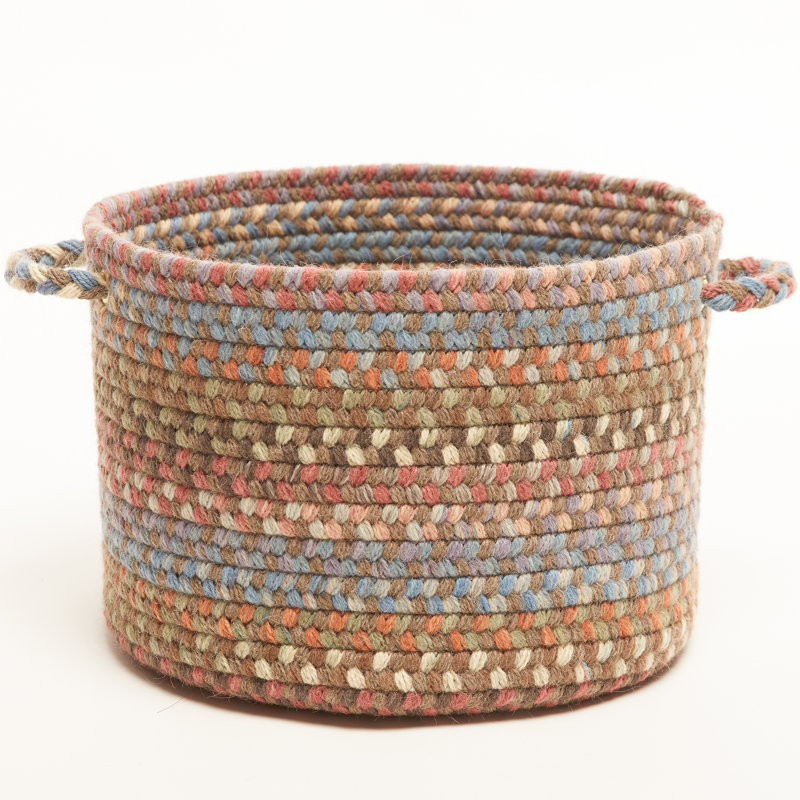 Panier en tissu Bar Harbor, Moka, H 8 po x l 10 po x P 10 po, 23 pintes
