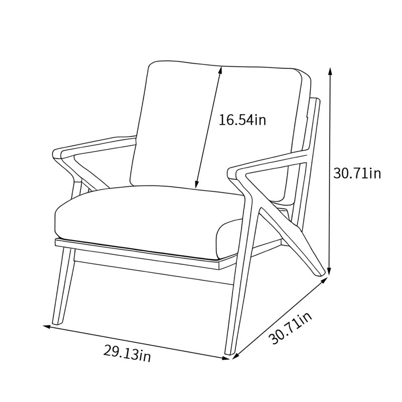 Fauteuil respirant confortable, Mélange de polyester bleu sarcelle