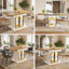 Metal Base Dining Table-914158152