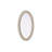 Dennard Oval Cornhusk Mirror in Linen White-108455845