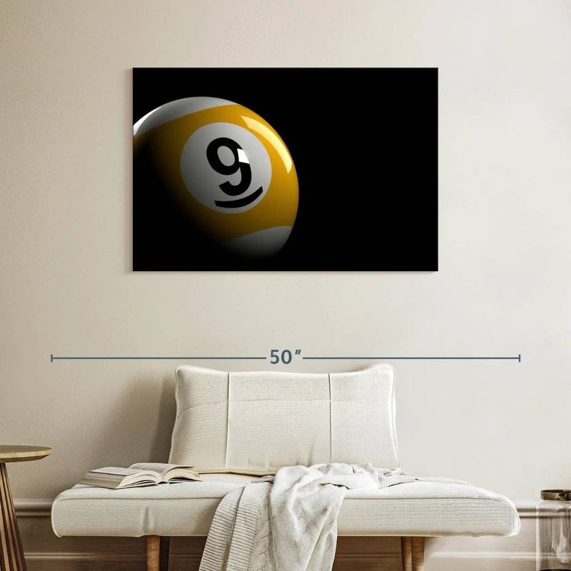 Senne Billiards Nine Ball, H 26 po x l 39 po