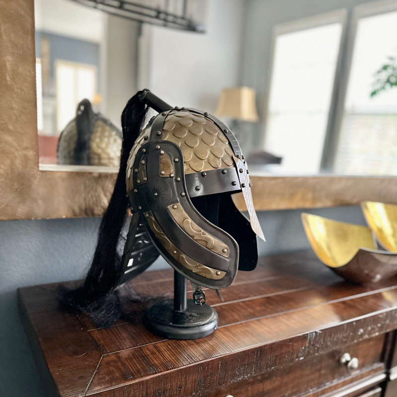 Natanem Gladiator Helmet Figurines & Sculptures