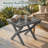 All Weather Adirondack Outdoor HDPE Foldable Side Table-284362846