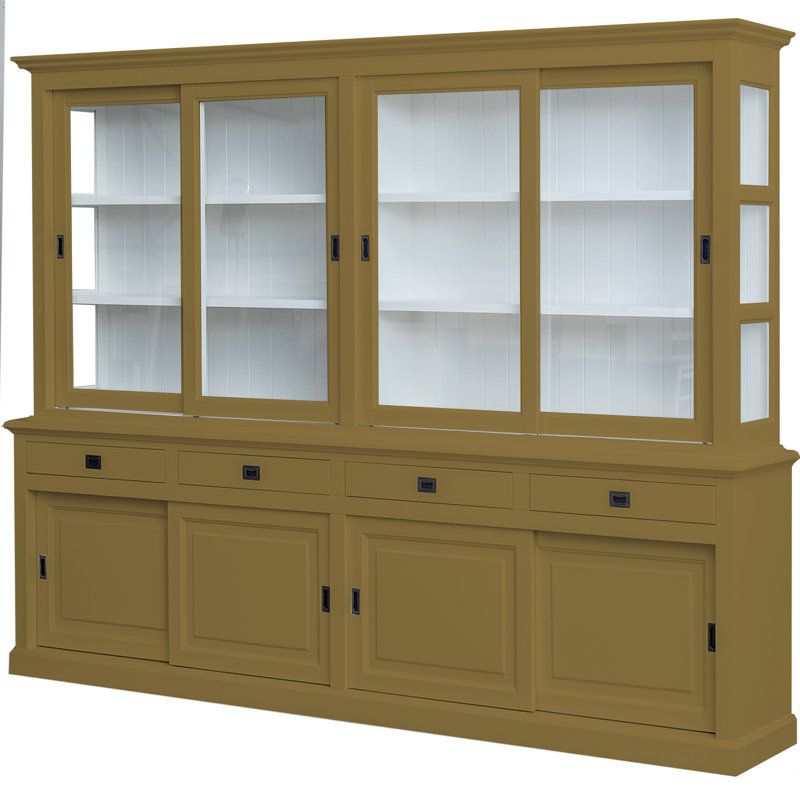 Burkett Display Cabinet, Green Brown