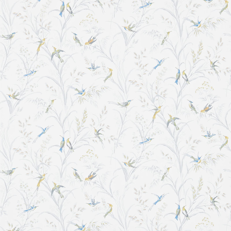 Tuileries 10.05m x 52cm Matte Wallpaper Roll, Green
