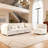 126" Modern L-shaped Corduroy Sectional Sofa Bed, Modular Convertible Couches For Living Room-2031588100
