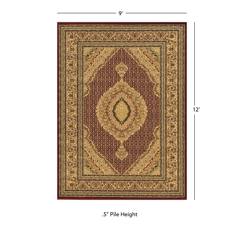 Lozoya Oriental Indoor Rug, Rectangle 9' x 12'