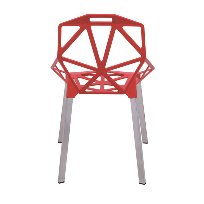 Chaise d'appoint Perlita, Rouge