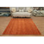 Tapis carré indien carré orange 6x6