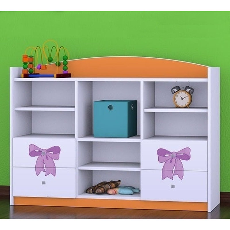 Rhys 92cm H X 129cm W Kids Cube, Orange