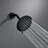 HOME SHOW Shower System Set with 6 Inch Rain Shower Head and 5 Settings Spray head Shower