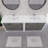 84" Double Sink Bathroom Vanity Set-1398312293
