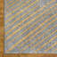 Tapis en coton tissé gris et doré Alfa Rich Roemer-2094234835