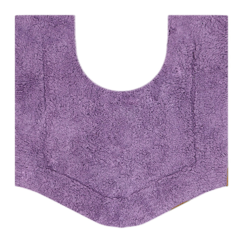 Morissette 100% Cotton Contour Mat 20"x20", Purple