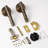 Brass Diamond Pattern Designer Model Privacy Door Lever-107376563