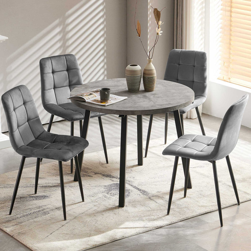 Santiago 5 - Piece Dining Set, Gray
