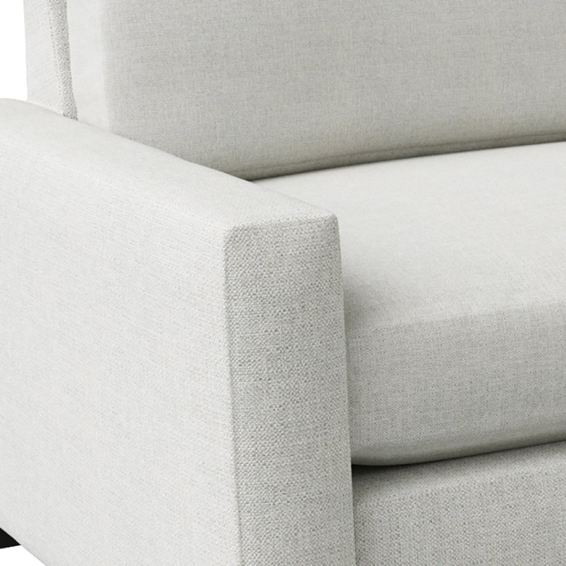 Edelfried Upholstered Sofa, 5, 34" H x 95" W x 44" D, Grey Revolution®