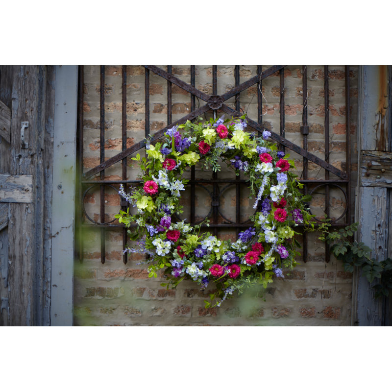 Mixed Floral 24" Wreath