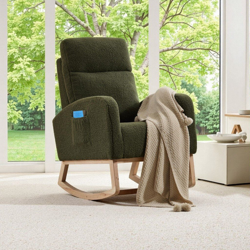Fauteuil berçant et balancelle Nursery & Relaxation, Vert