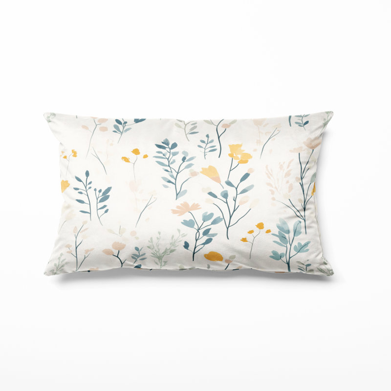 Coussin Floral, H 12 po x l 20 po