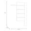 Fallston 4 -Piece Asymmetrical Tiered Shelf