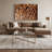 Gradient Abstract 58 Brown Canvas Wall Art-667200420