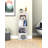  4‑Tier Open Shelf Bookcase – High-Density Engineered Wood-125300518-125300516