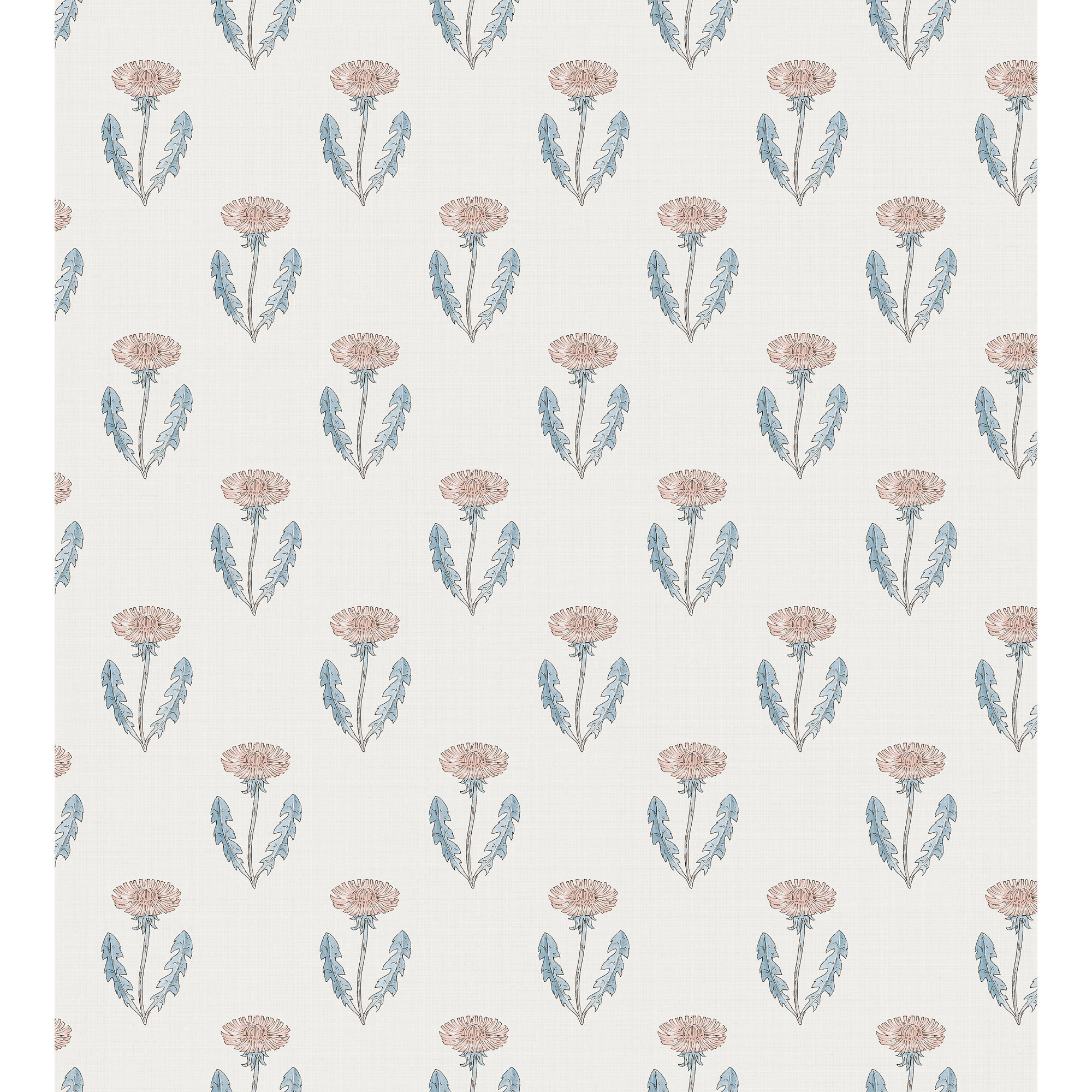Huset I Solen Floral Wallpaper, Pink