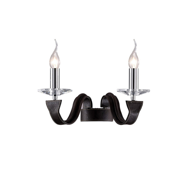 Killingsworth Candle Wall Light, Dark Brown