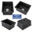 17.7'' Black Quartz Bar Sink Undermount Kitchen Sink, Single Bowl