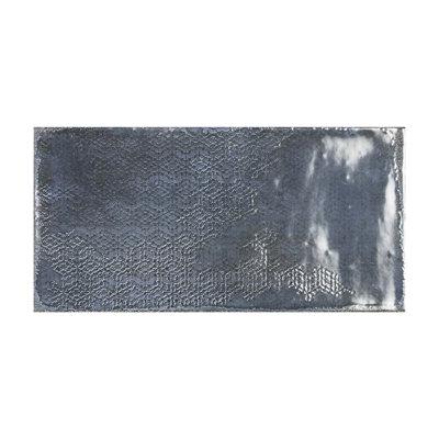 Carreau de porcelaine poli 6x12 Iris Azul