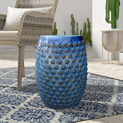 Allyssa Drum Ceramic Garden Stool by Langley Street
