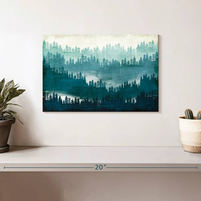 Alvord, paysage de montagne abstrait, H 8 po x l 12 po
