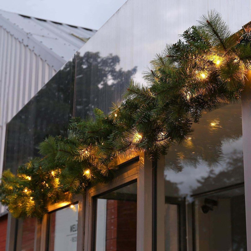 120cm Lighted Faux Garland with Lights