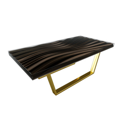 Wave Solid Wood Coffee Table