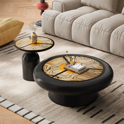 Table basse minimaliste en bois de style italien