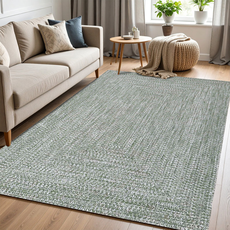 Rectangle Gianluigi Area Rug with Non-Slip Backing