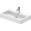 Duravit Vero Ceramic Rectangular Vessel Bathroom Sink with Overflow-33763747-33763746