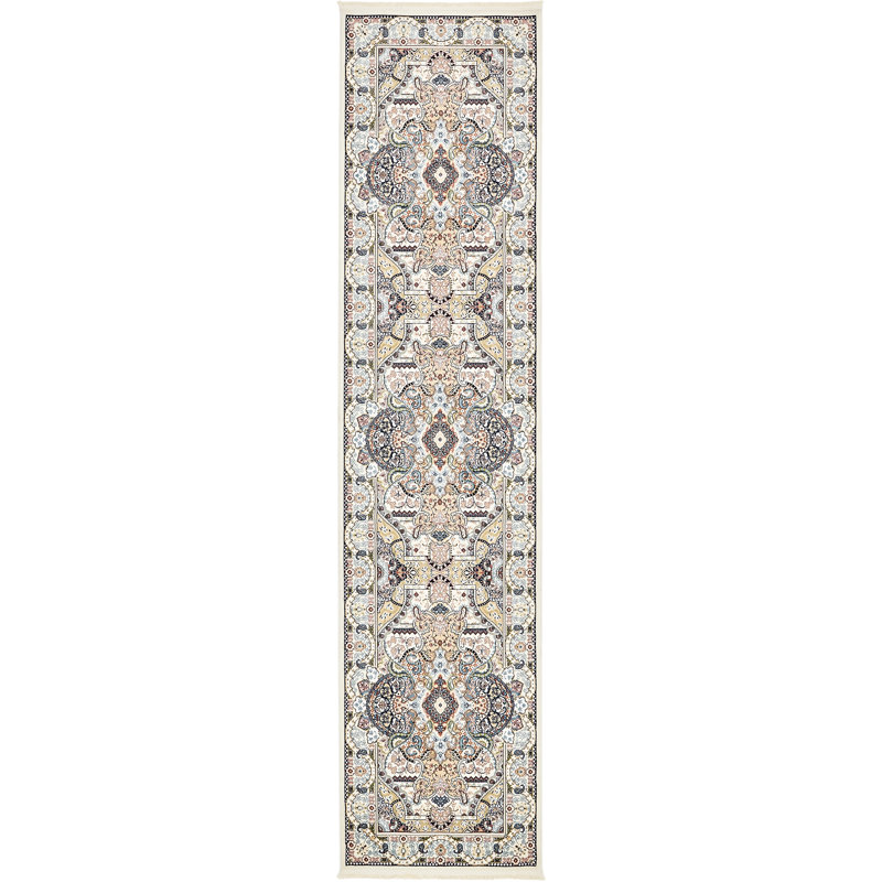 Eleanor Oriental Indoor Rug, Runner 2'11" x 13'1", Cream