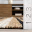 Tapis rayé en jute Raleigh-92543003