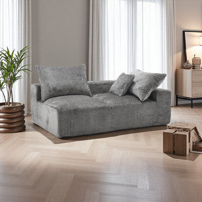 Technologie de tissu exquis, conception intime pour deux personnes, détente paresseuse, combinaison libre de possibilités flexibles et modifiables, une large gamme de possibilités d'utilisation du canapé