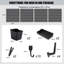 Wall Organiser Pegboard Combination Kit -554121463