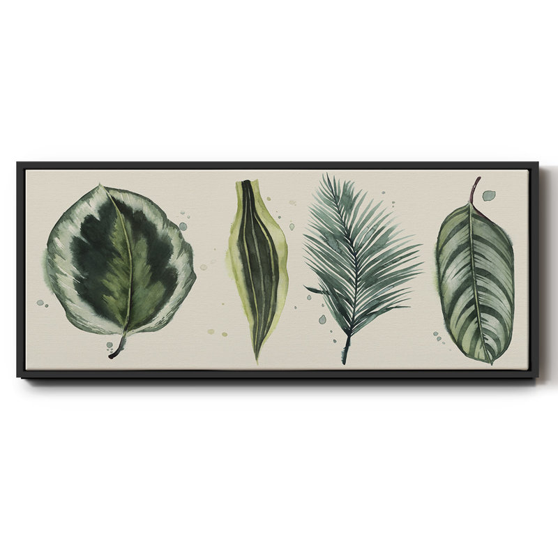 Palm Line- Framed Canvas