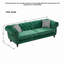 Canapé rembourré de style Mid-Century moderne-731755740