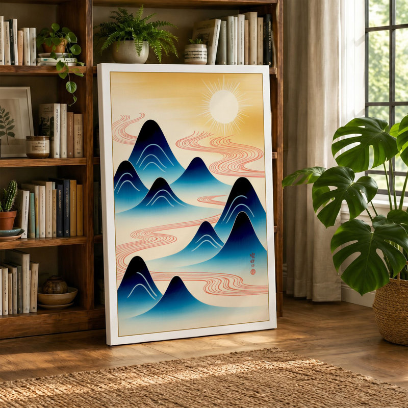 Print, 24x16 - 61.0 x 40.6 cm, Teal Border